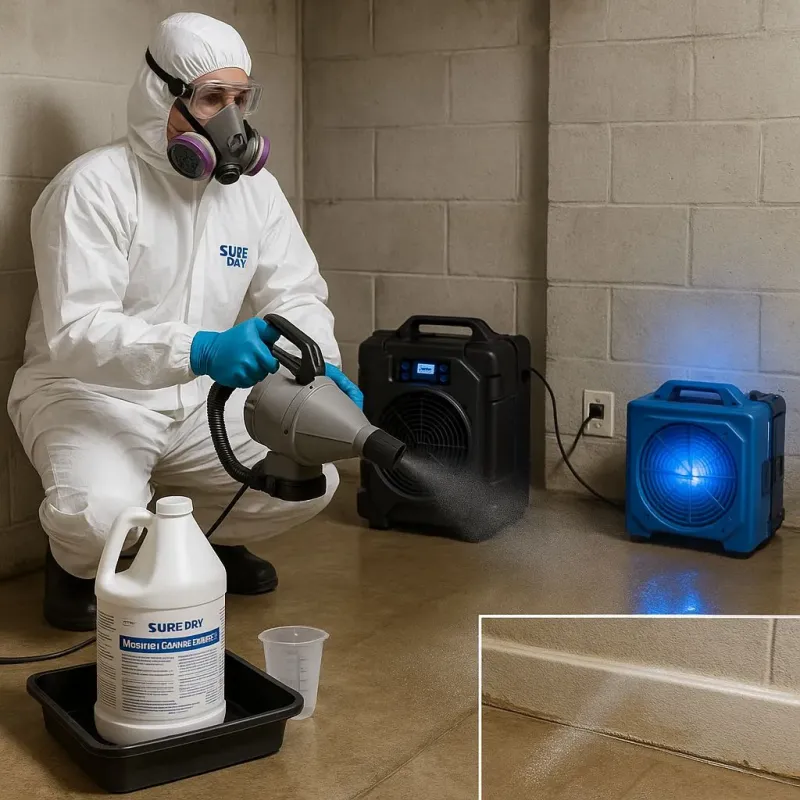 Sanitization and Odor Removal process in Taylor, AZ