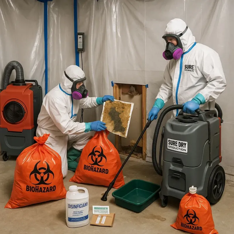 Contaminated Water Handling Protocols process in Taylor, AZ